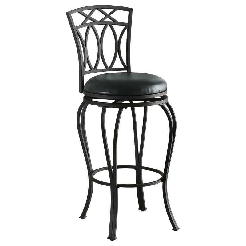 Colston Upholstered Swivel Stool, Bar Stool (29" Seat Height)