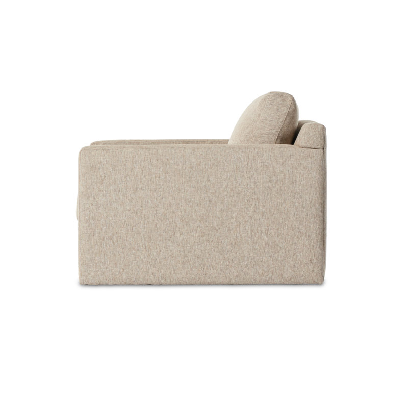 Hampton Upholstered Swivel Armchair
