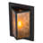 Wedge Wrought Iron Flush Mounted Sconce