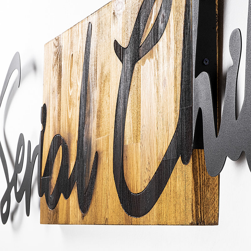 Décoration murale en bois
