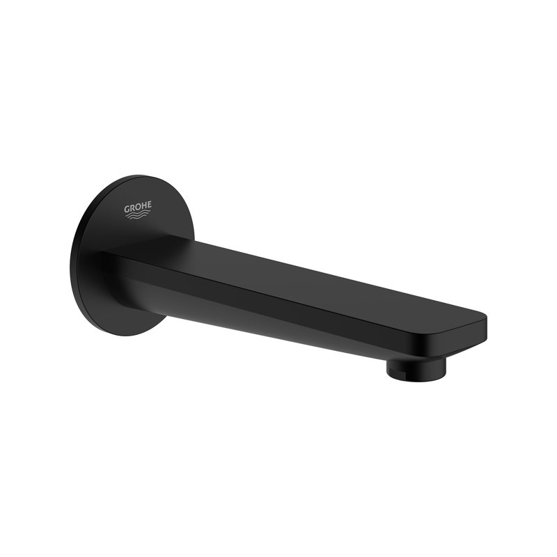 Matte Black Wall Mounted Tub Spout