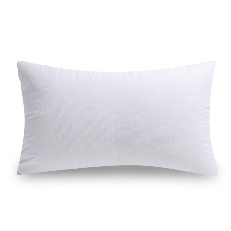 Decorative Rectangle Throw Pillow Insert, Rectangle 12"H x 20"W
