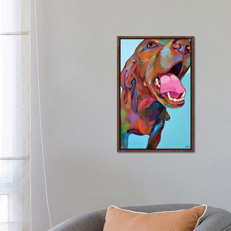 Vizsla 1 Piece Wall Art on Canvas, 66.04 cm H x 45.72 cm W, Classic Wood Framed