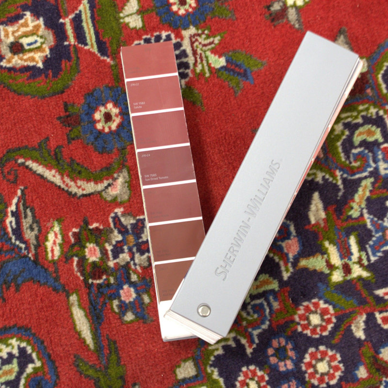 Oriental Area Rug in Red