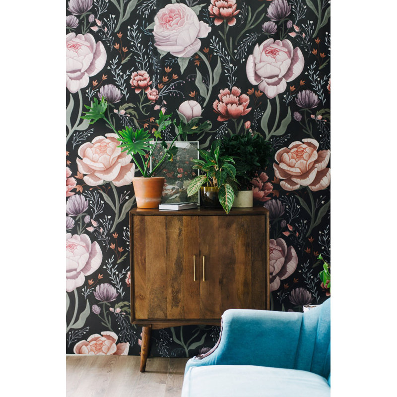 Floral Wallpaper, Non-Pasted