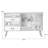 Black&Brown Solid Wood Sideboard