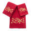 Ensemble de serviettes de Noël 3 pièces Becca Home Decor Xmas Luxury Luxury
