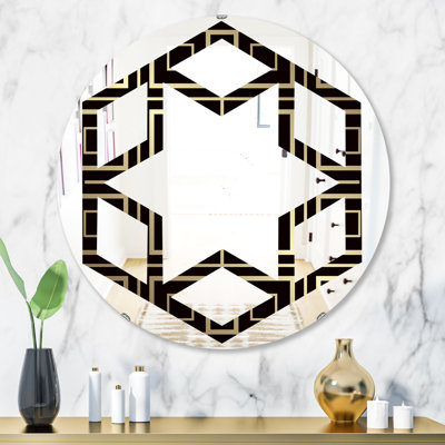 Miroir mural Hexagon Star Luxury Geometrics