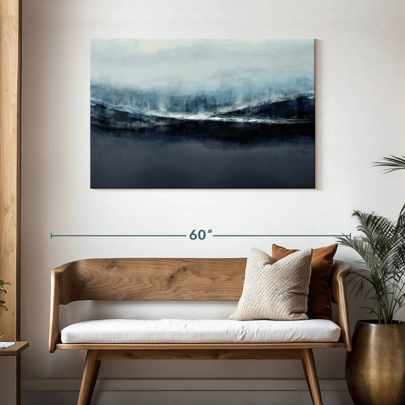 Avery Ascending Blue, 30" H x 45" W