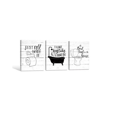 3 Piece Wrapped Canvas Wall Art