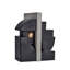 Cubist Bookend One - Black+Gold