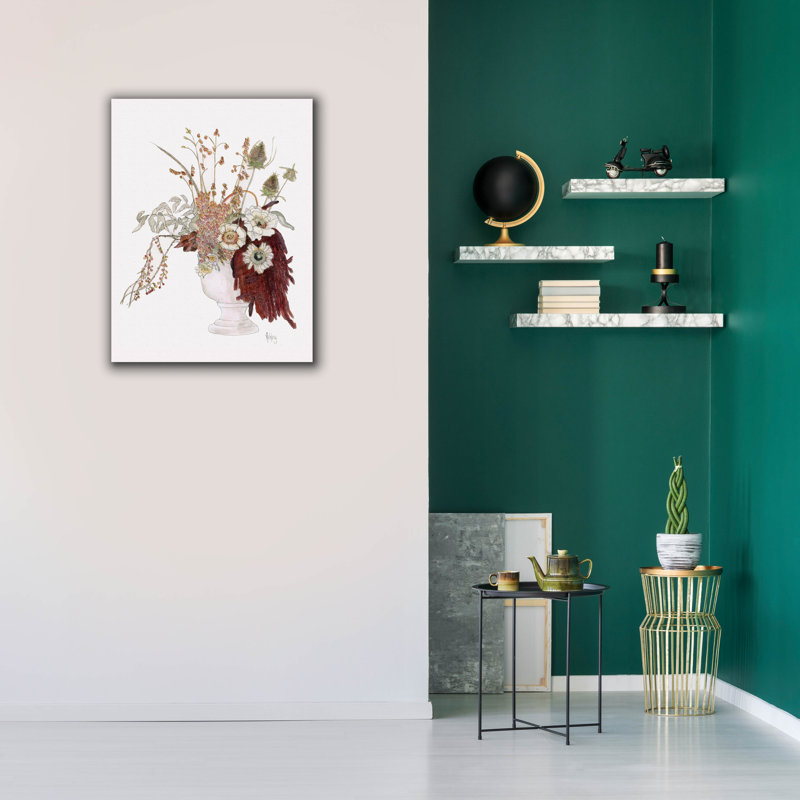 Art mural sur toile, "Bountoun Bouqet" par Ashley Bradley, H 34 po x l 26 po