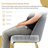Burvin 2 Set Upholstered Dining Chair, Mid Century Side Chairs Velvet Fabric-901126553-901126558