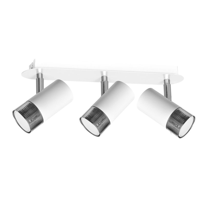 Hamlet Spotlight, White/Chrome