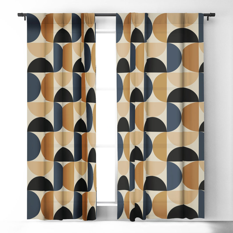 Ensemble de 2 rideaux occultants pour fenêtre Color Poems, L 50 po x L 120 po