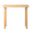 Console en bois massif de couleur bois - Canapé d'entrée de style intemporel pour salon et vestibule