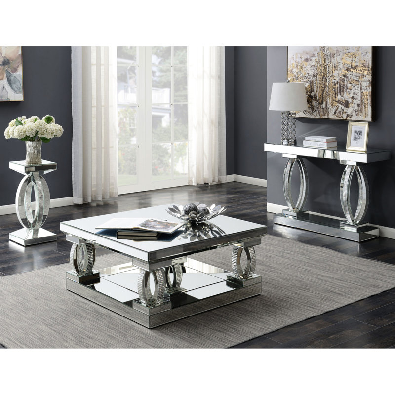 Table de bout Empire Crystal Square