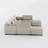 Maelina 8-Piece Corduroy Modular Sectional with 2 Ottomans-1025714660