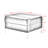 Leonardo Velvet Modern Contemporary Square Storage Ottoman-28659159
