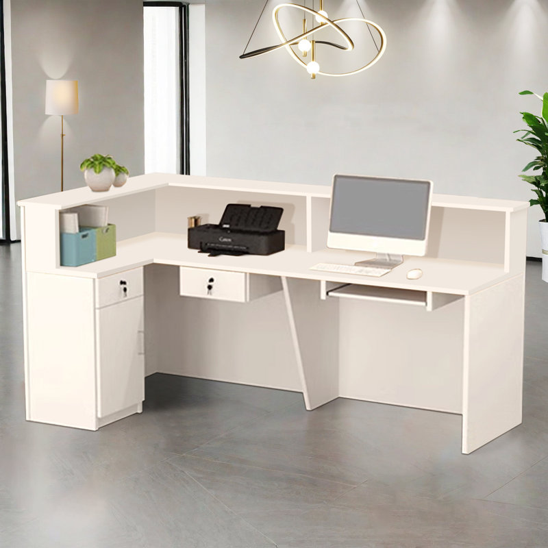 Mallette Front Desk Reception Desk and Computer Table