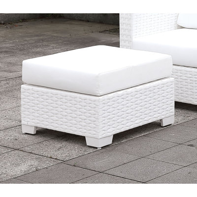 Darroch Wicker Outdoor Ottoman