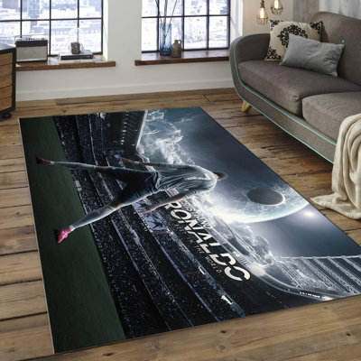 Large Elegant Printed Rug with Intricate Floral Design and Subtle Color Palette Ideal for Any Room in Your Home