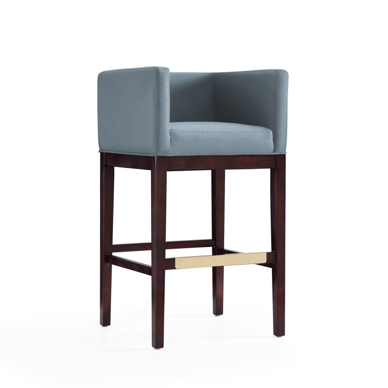 Beeley Upholstered Counter Stool with Solid Wood Frame