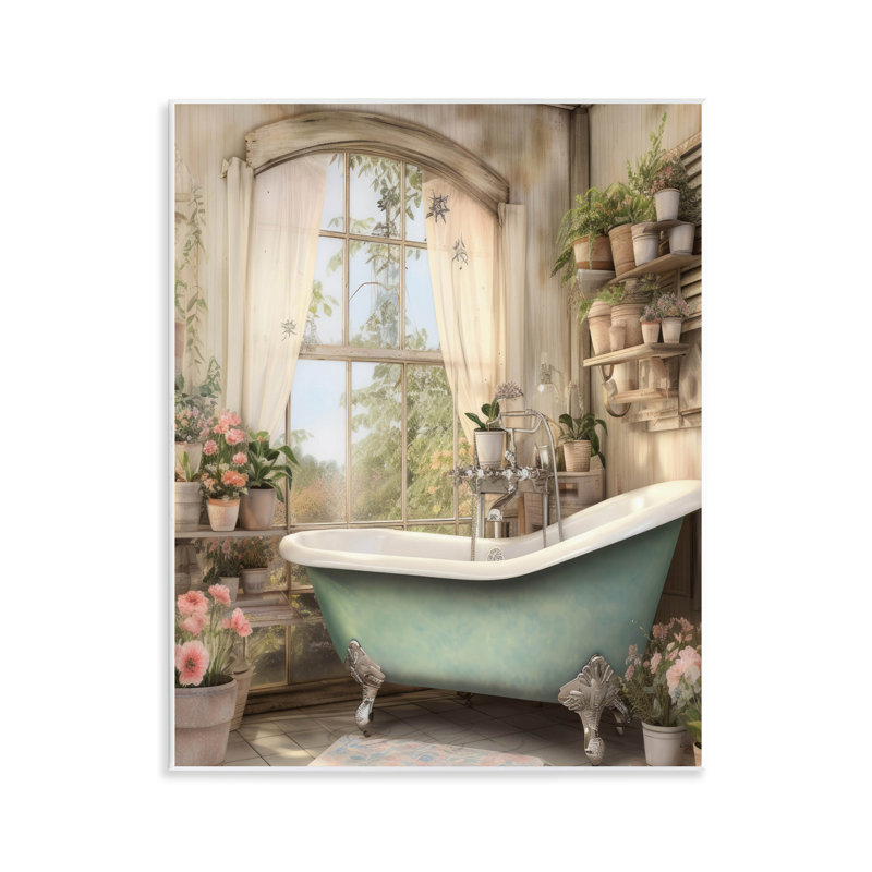 Salle de bain sur plaque murale