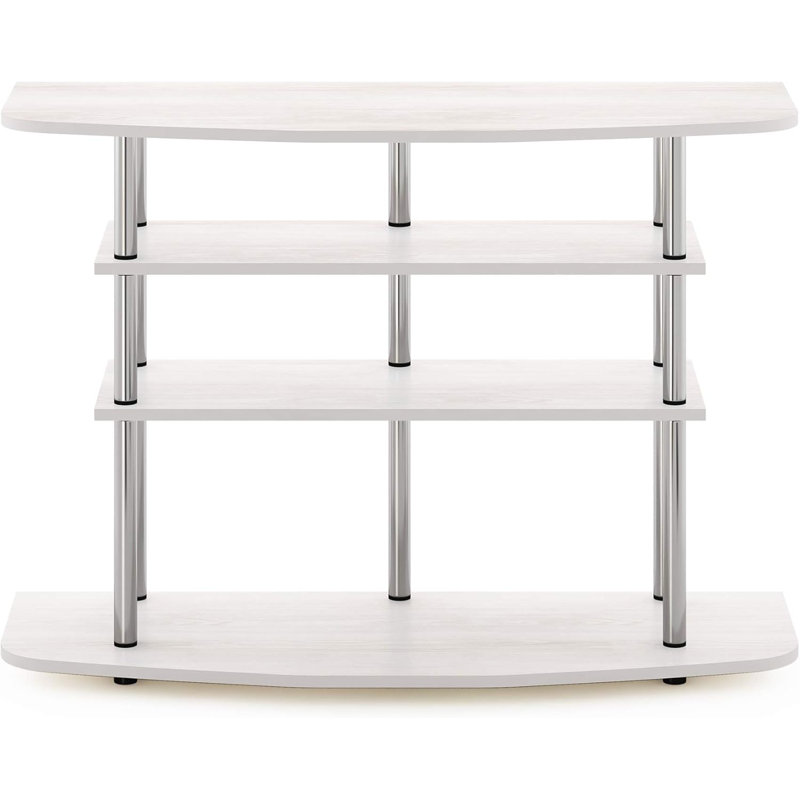  Meuble télé style chêne blanc, Blanc