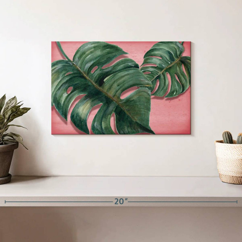 Feuilles Harnek Bright Monstera, H 8 po x l 12 po