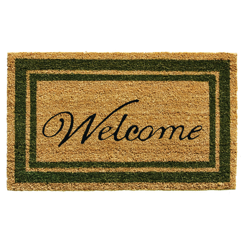 Stender Non-Slip Outdoor Doormat, Rectangle 1'6" x 2'6", Sage Green