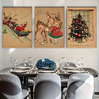 3 Piece Wrapped Canvas Print
