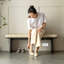 Banc rembourré beige-808891436