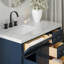Meuble-lavabo simple en bois massif 36 po Tidworth avec plateau en marbre de Carrare 1,5 po-1579771822-1546052611-1546052620