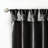 Twist Tab Total Blackout Window Curtain Panel Black 50X84" Blackout-297663980-297663978