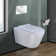 Nebula Dual-Flush Water Elongated Wall-Mount Toilet