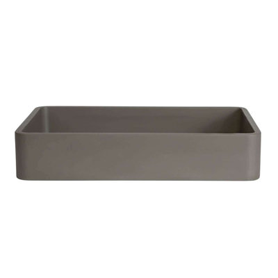 Chevington 12.88'' Concrete Rectangular Bathroom Sink