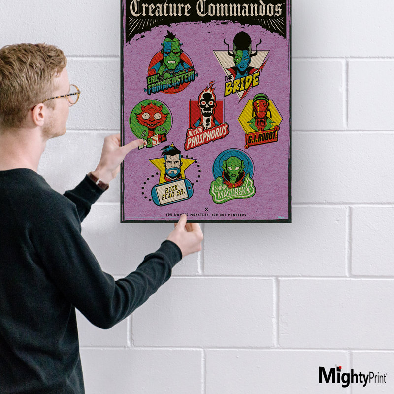 Creature Commandos (Headshots)  Wall Art
