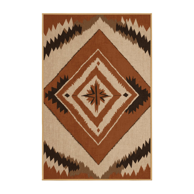Painted Desert Rug, Rectangle 2' x 3'