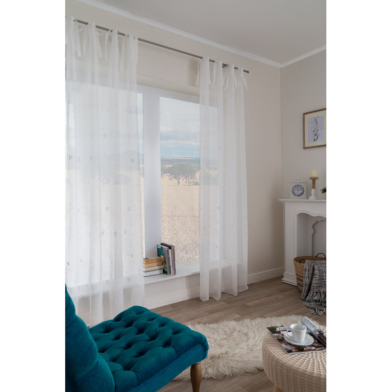 Isom Tab Top Semi Sheer Curtain