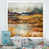 Impression blanche sur toile encadrée