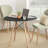 Philean Round Solid Wood Base Eiffel Dining Table-336004787-336004784