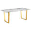 Marble & Gold Brookscar Modern Dining Set-362535986