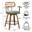 Swivel Upholstered Counter Stool