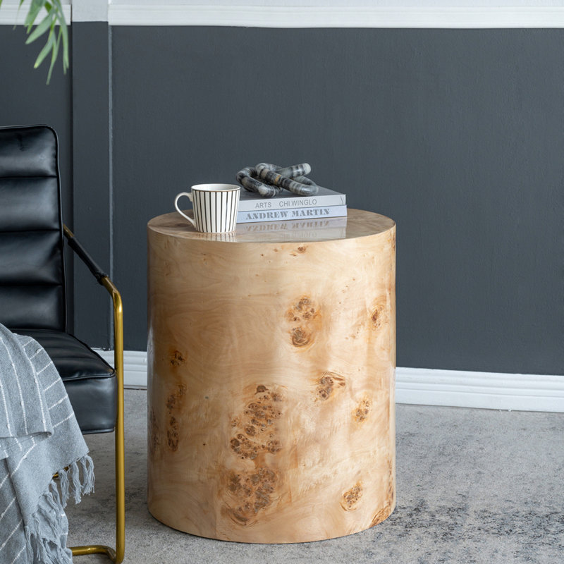 Table d'appoint Burl Wood
