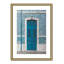 «Blue porte of Caldas De Rainha, Portugual» par Catarina Carvalho - photographie de cadre-63616233-63616227