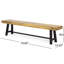 Banc de jardin Lafferty