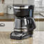 Cafetière numérique 12 tasses Black + Decker, filtre à panier lavable programmable, Sneak-A-Cup, infusion automatique, fenêtre d'eau, plaque chauffante-608419476