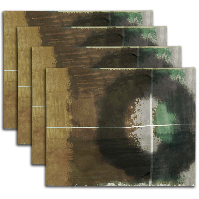 Napperon abstrait en polyester