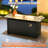 Outdoor Wicker 9 Person Modular Sectional Patio Seating Group With Swivel Rocking Chairs And Fire Pit Table-1864434457
